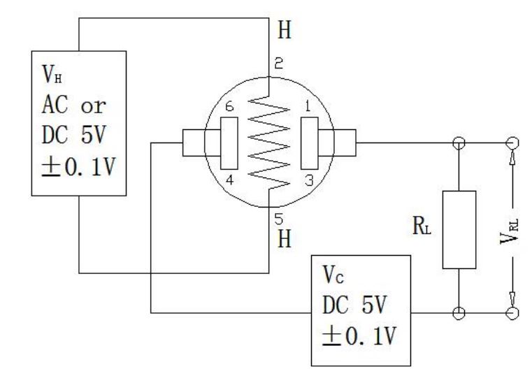 Winsen MQ131 Ozone Gas Sensor User Manual - Basic Circuit