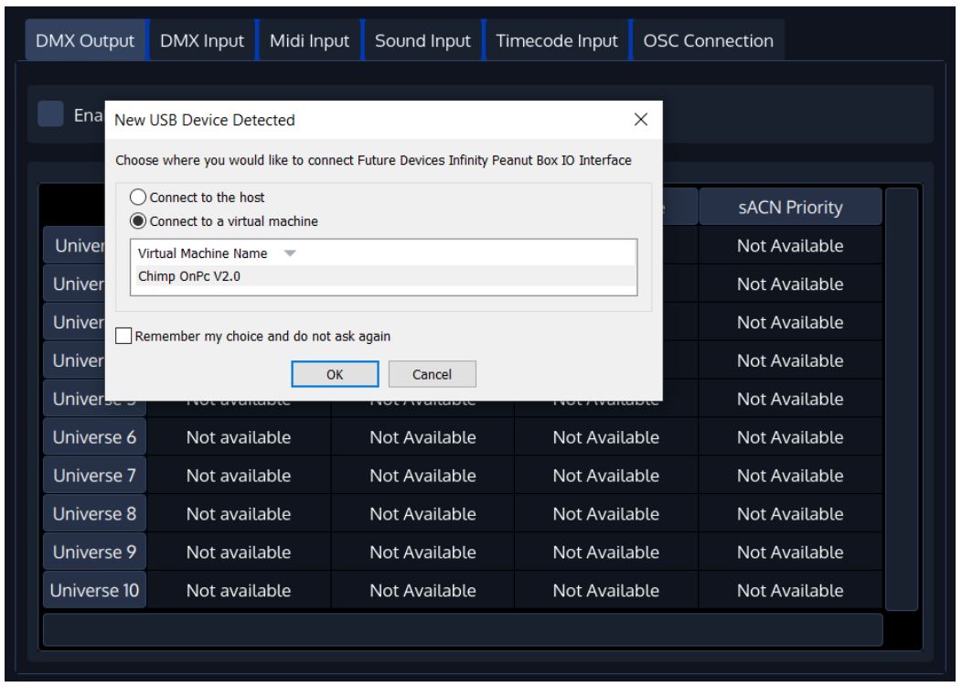 infinity INTELLIGENT LIGHT SHT55008 Peanut Box DMX-Interface - Use a USB cable to connect the USB connector (07)