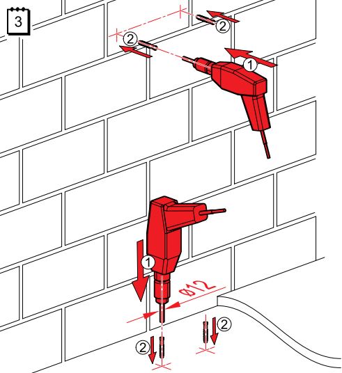 Alca PLAST A104B Batteries Mounting Frame Instructions - How to use