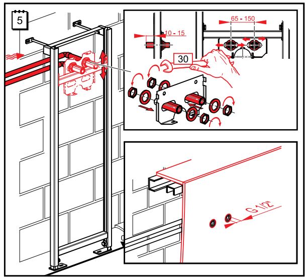 Alca PLAST A104B Batteries Mounting Frame Instructions - How to use