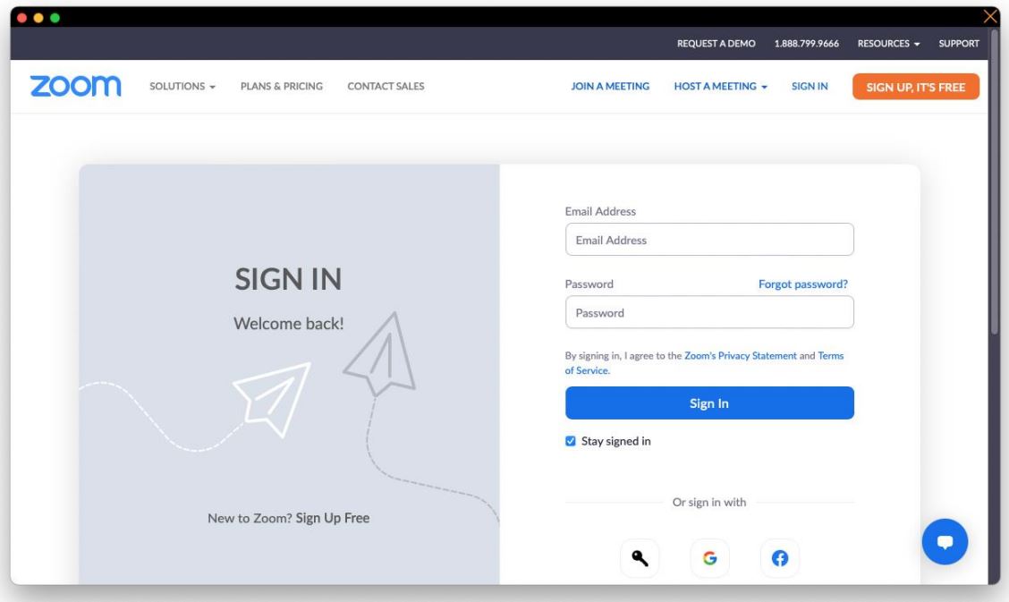 Apps WolfVision vSolution App User Guide - Enter your Zoom credentials e-mail and password or sign in via SSO