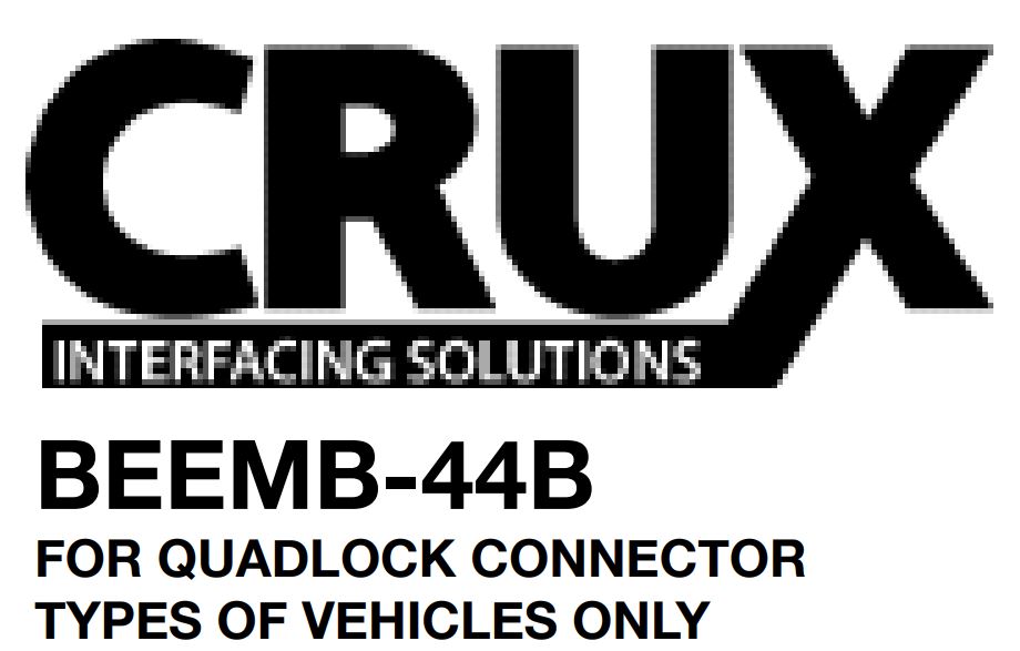 BEEMB-44B Bluetooth® for Mercedes-Benz Vehicles CAN version II User Manual - BEEMB-44B Bluetooth® for Mercedes-Benz Vehicles