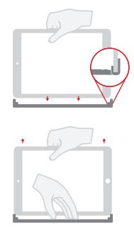 BRYDGE Series II 10.5 Inch Wireless Keyboard User Manual - INSERT REMOVE