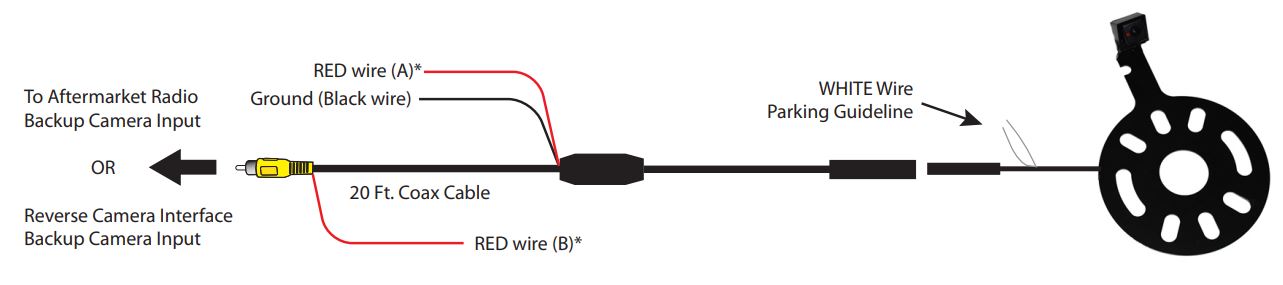 CCH-01S Jeep Wrangler Camera (for Spare Tire Mounting) User Manual - INSTALLATION INSTRUCTIONS