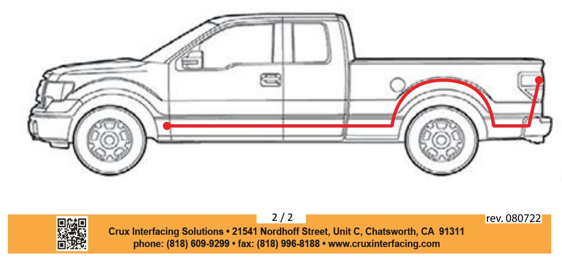 CFD-03F Ford Handle Camera User Manual - INSTALLATION INSTRUCTIONS