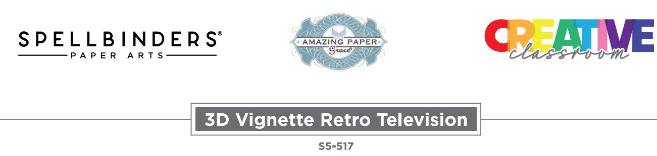 CREATIVE classroom S5-517 3D Vignette Retro Television Instructions