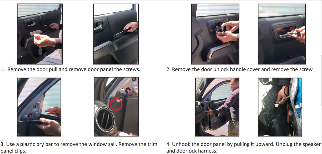 CSV-FD15 Side Mirror Mounted Camera for Ford F-150 User Manual - INSTALLATION PROCEDURE