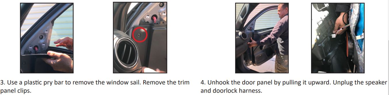 CSV-TYS Side Mirror Mounted Cameras For Toyota Sienna 2018 - UP User Manual - INSTALLATION PROCEDURE