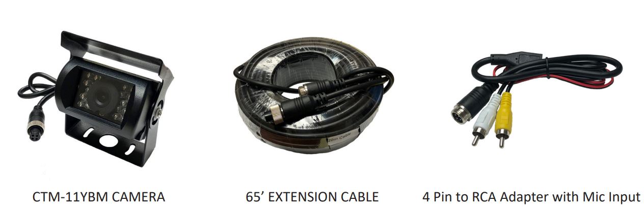 CTM-11YBM Commercial Grade Top Mount Camera with 13” Sony CCD Sensor, IR LEDs and Built-in Microphone User Manual - PARTS INCLUDED