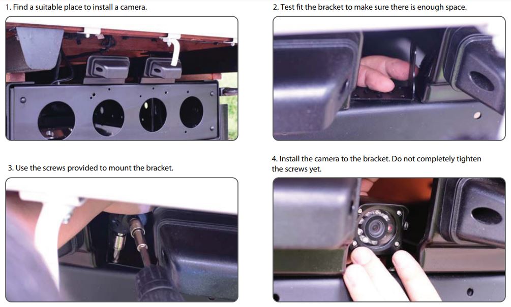 CTR-01Q Universal Wireless Truck Camera User Manual - INSTALLATION INSTRUCTIONS