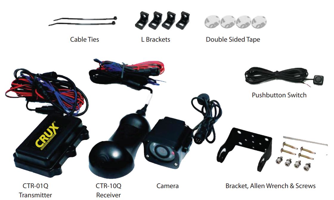 CTR-01Q Universal Wireless Truck Camera User Manual - PARTS INCLUDED