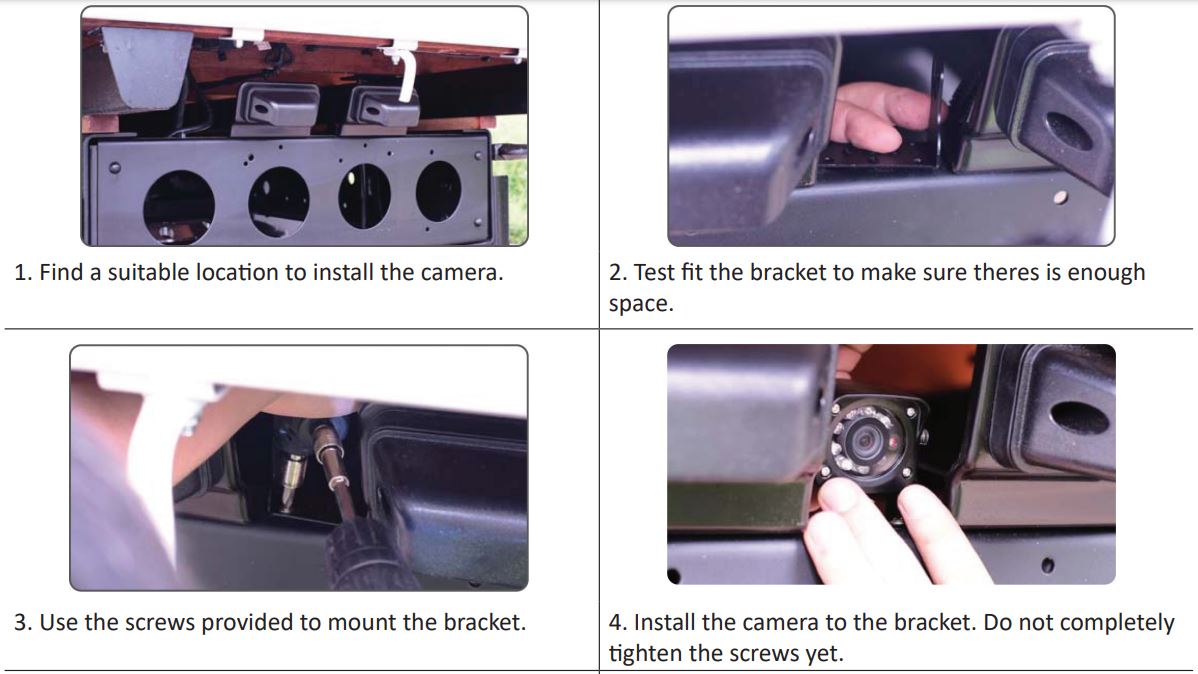 CTR-W7 Commercial Grade Wireless Truck Camera with 7 inch Wide Screen Monitor User Manual - INSTALLATION INSTRUCTIONS