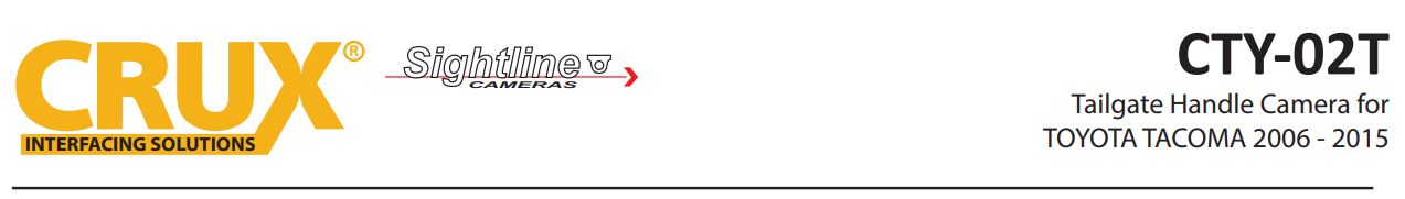 CTY-02T Toyota Tacoma Camera 2006-2015 User Manual - CTY-02T Toyota Tacoma Camera 2006-2015