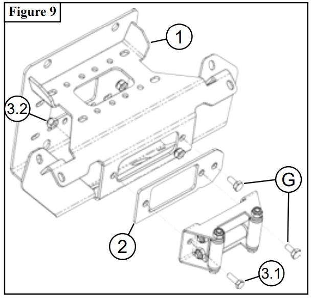 CYCLE GEAR 101955 Winch Mount - Figure 9