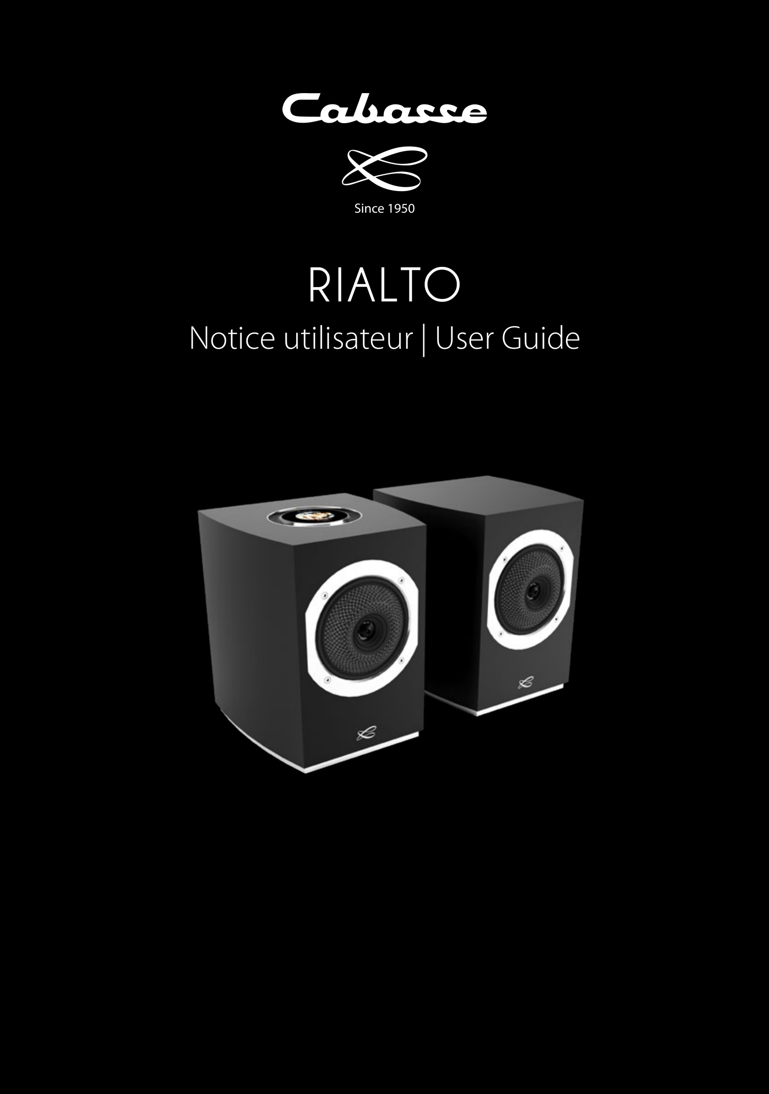 Cabasse RIALTO Speakers User Guide