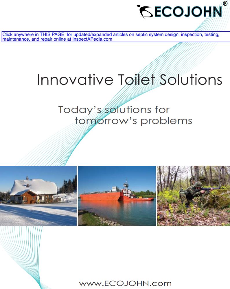 ECOJOHN SR Series Waterless Incinerating Toilet Instructions