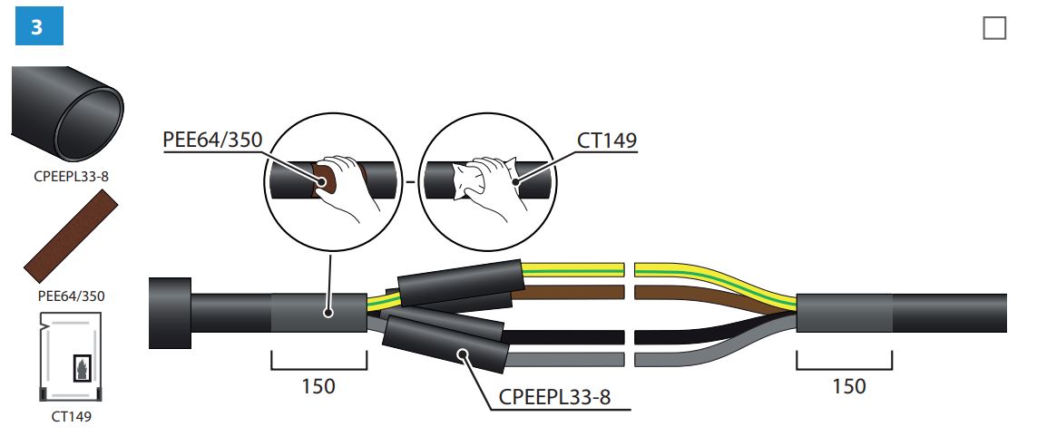 ENSTO SJK2C Heat Shrink Joint Kits - figure 3