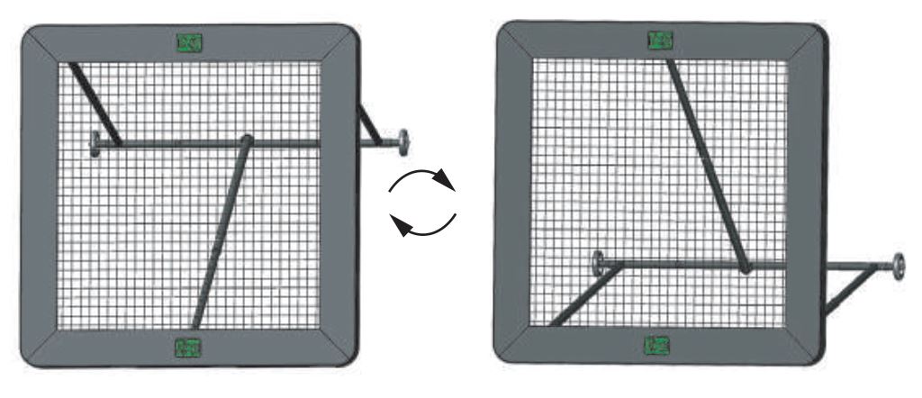 EXIT Kickback HL Rebounder - This rebounder can be reversed using the top of the frame