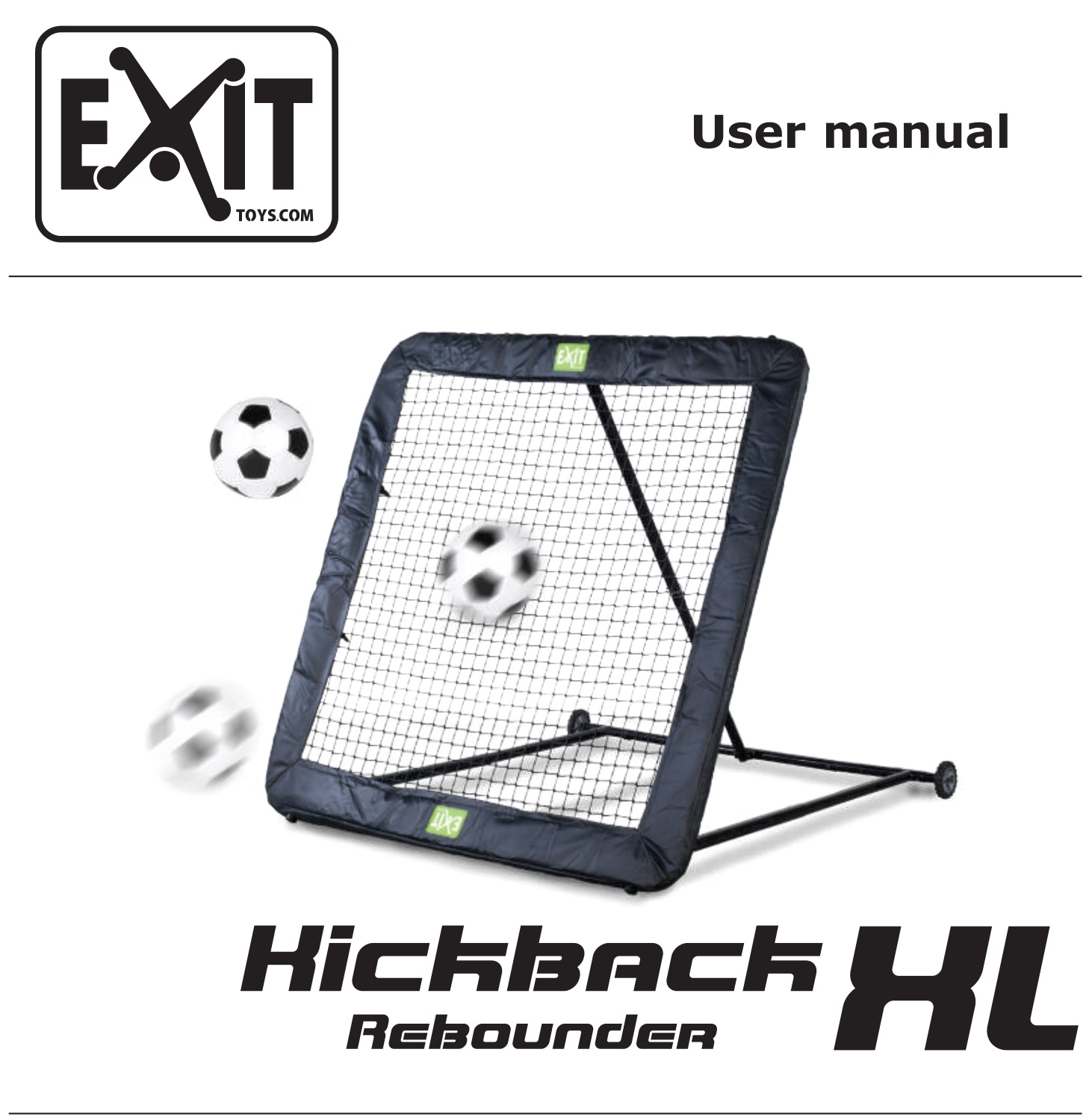 EXIT Kickback HL Rebounder User Manual