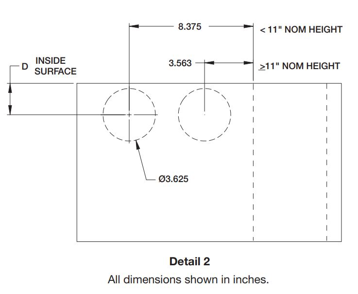 GREENHECK 471837 Rectangular Combination Fire Smoke Dampers Instruction Manual - All dimensions shown in inches