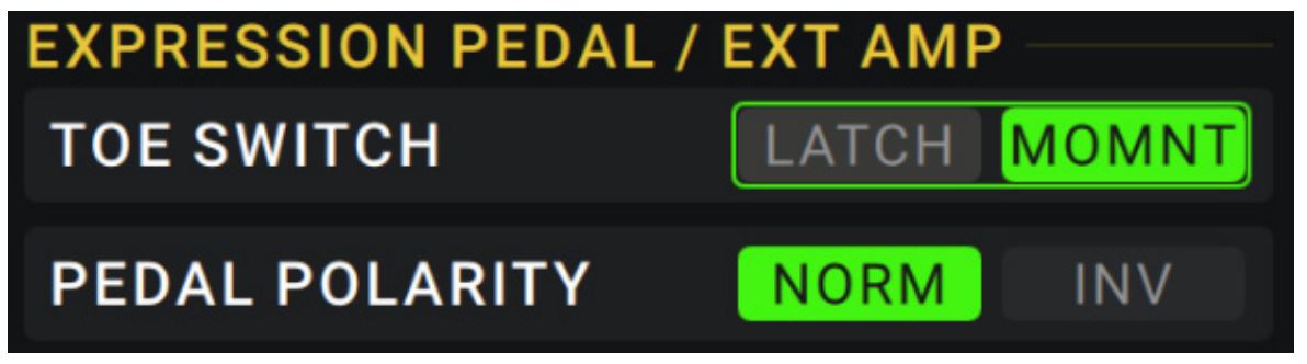Head Rush Expression Pedal User Manual - External Pedal-Ext Amp