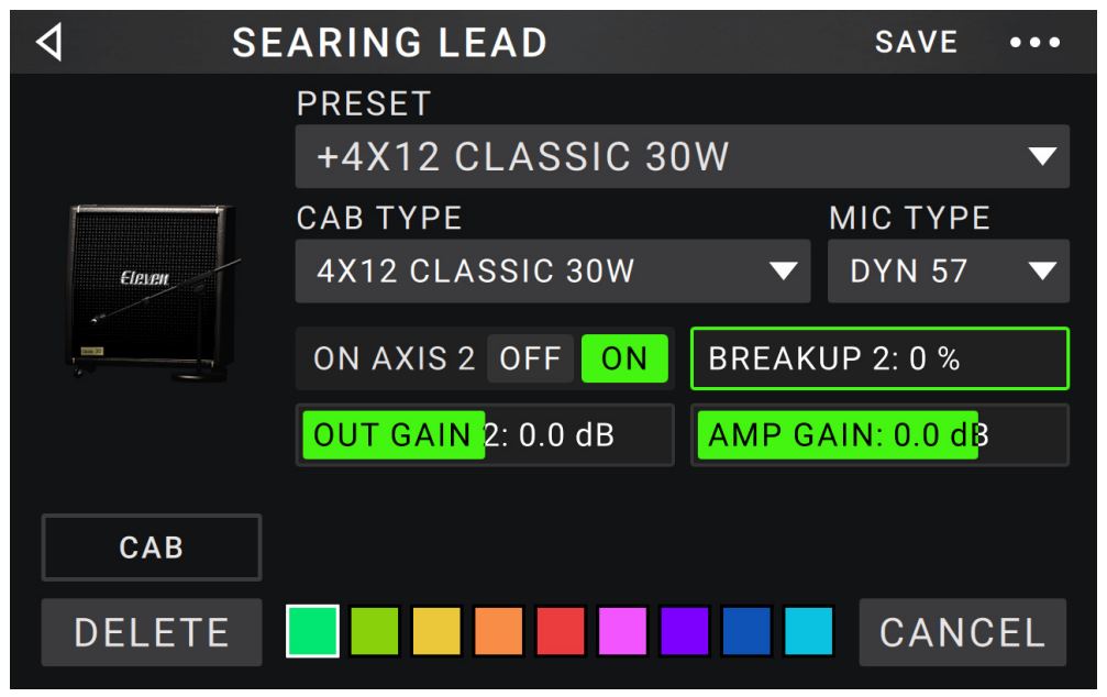 Head Rush Gigboard User Manual - Cab