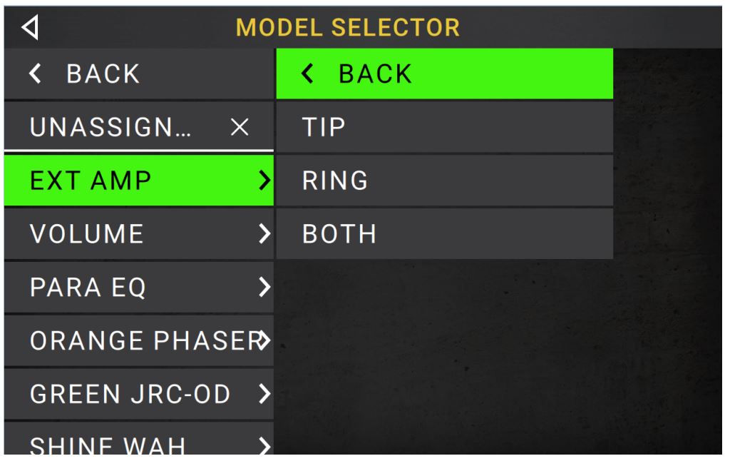 Head Rush Gigboard User Manual - Ext. Amp