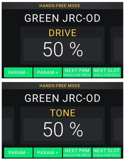 Head Rush Gigboard User Manual - Hands-Free Mode