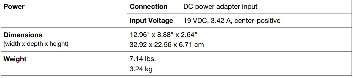 Head Rush Gigboard User Manual - Technical Specifications
