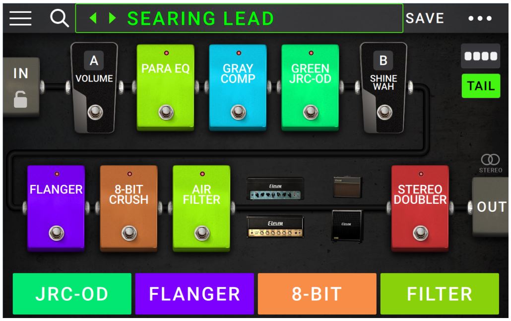 Head Rush Gigboard User Manual - This straight signal path is the default and the most common