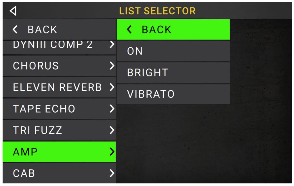 Head Rush Gigboard User Manual - To assign a parameter to a footswitch