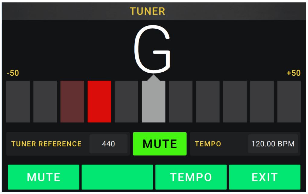Head Rush Gigboard User Manual - Tuner-Tempo