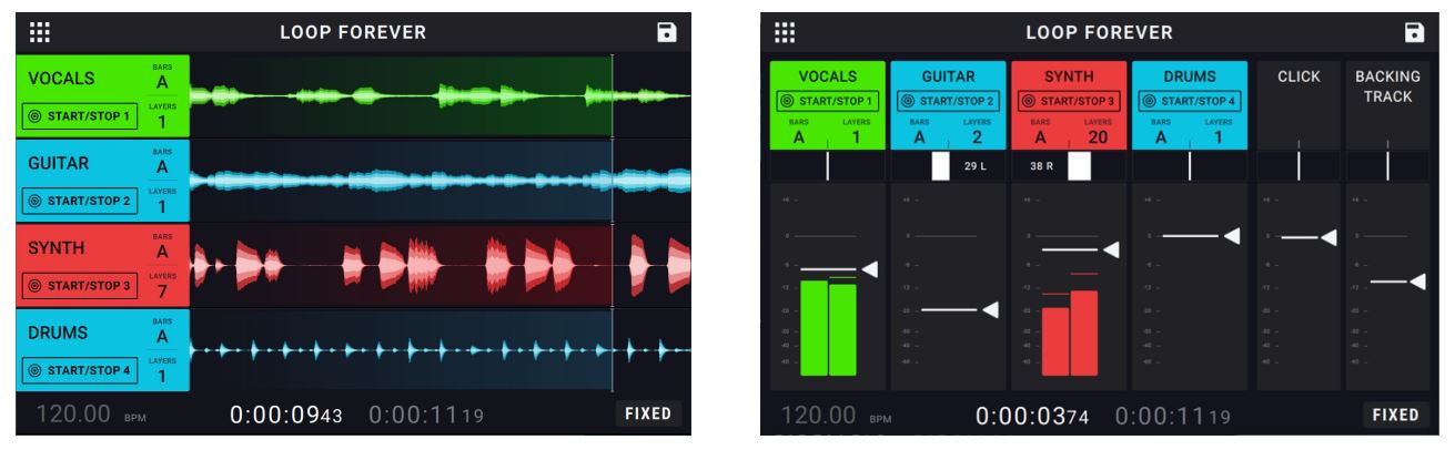 Head Rush Looperboard User Manual - Recording & Playing Tracks