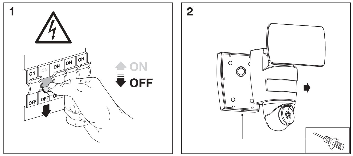 LEDVANCE 4058075478312 Smart Plus Wifi Flood Camera - Figure 1,2