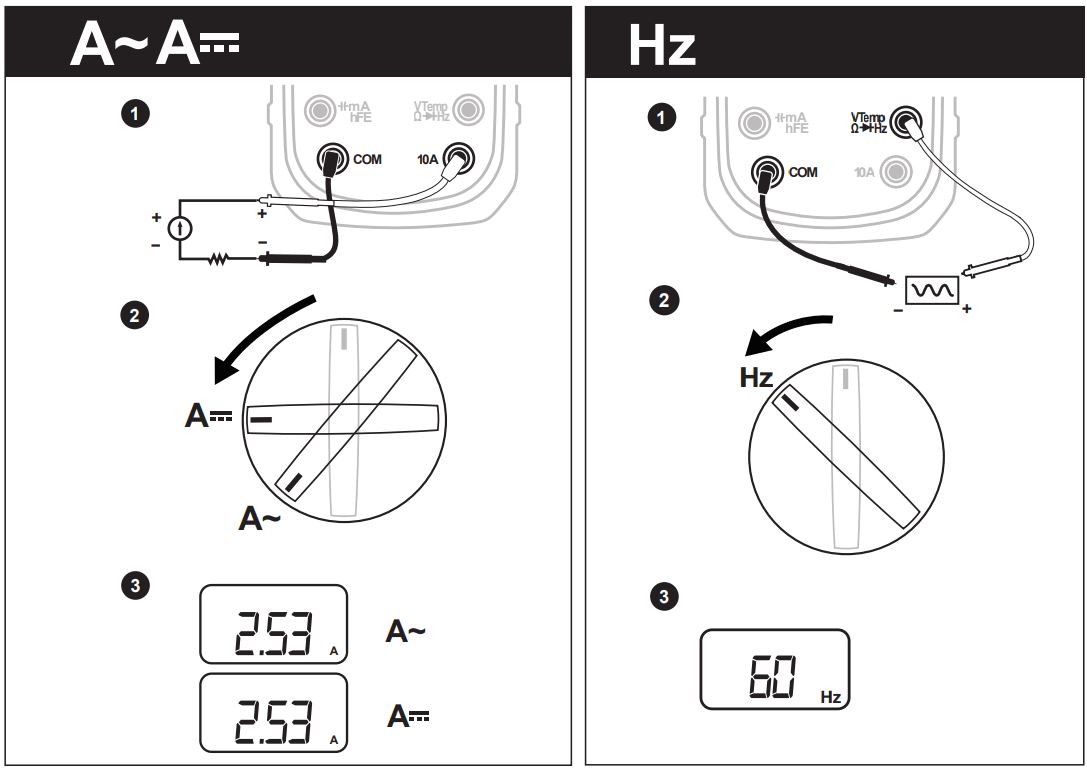 MASTECH MY75 20000 Counts Professional Digital Multimeter User Guide - How to use