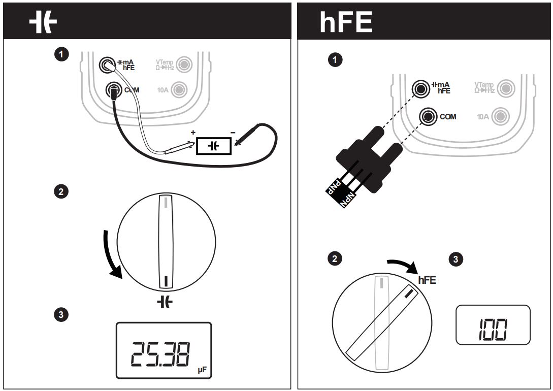 MASTECH MY75 20000 Counts Professional Digital Multimeter User Guide - How to use