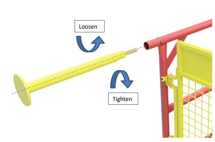 MGF Facilitate Transfer Wall Bridge User Manual - Ladder poles