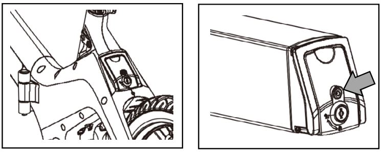 MS ENERGY e-Bike i10 Electric Bike Instruction Manual - Installation and charging of battery