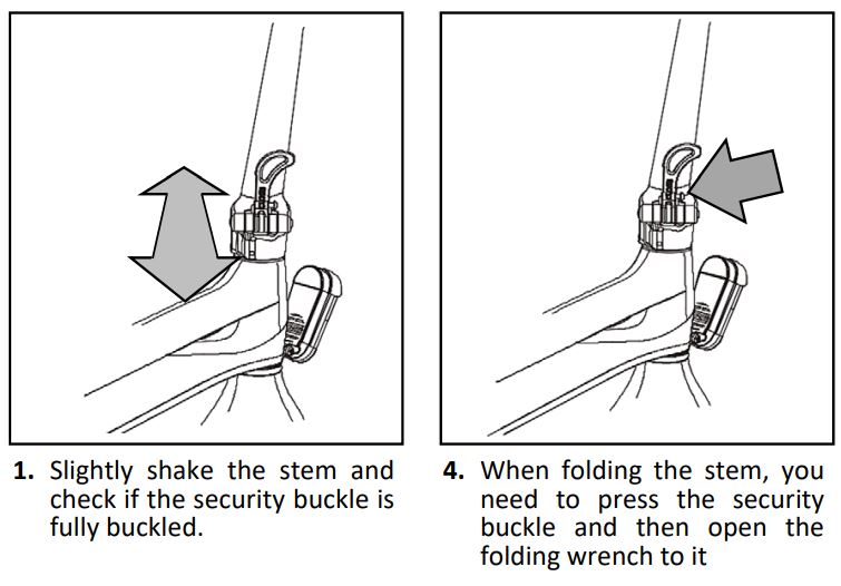 MS ENERGY e-Bike i10 Electric Bike Instruction Manual - UNFOLD THE BIKE