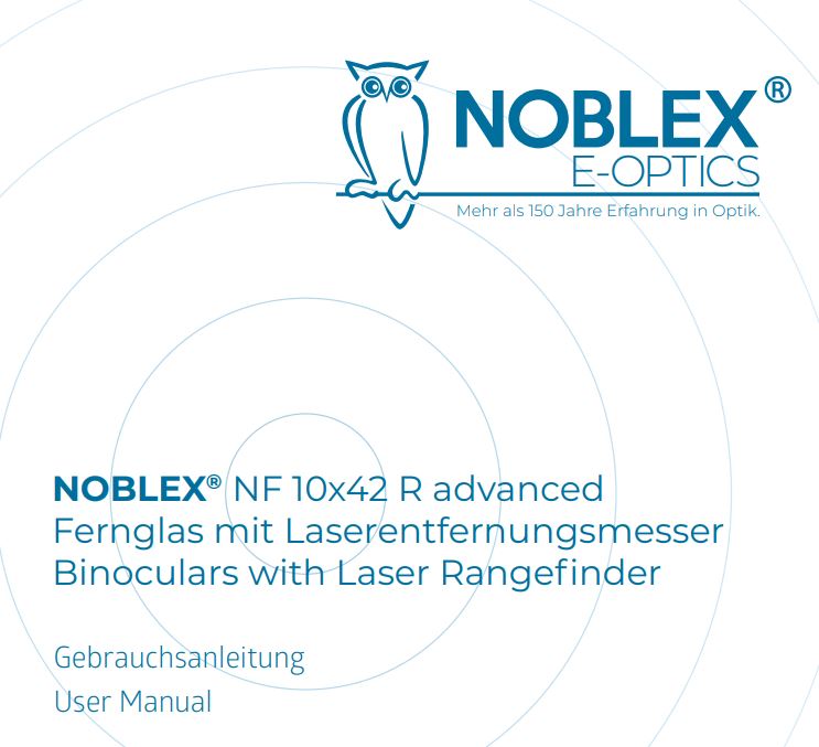 NOBLEX NF 10x42 Advanced Rangefinder Binoculars User Manual