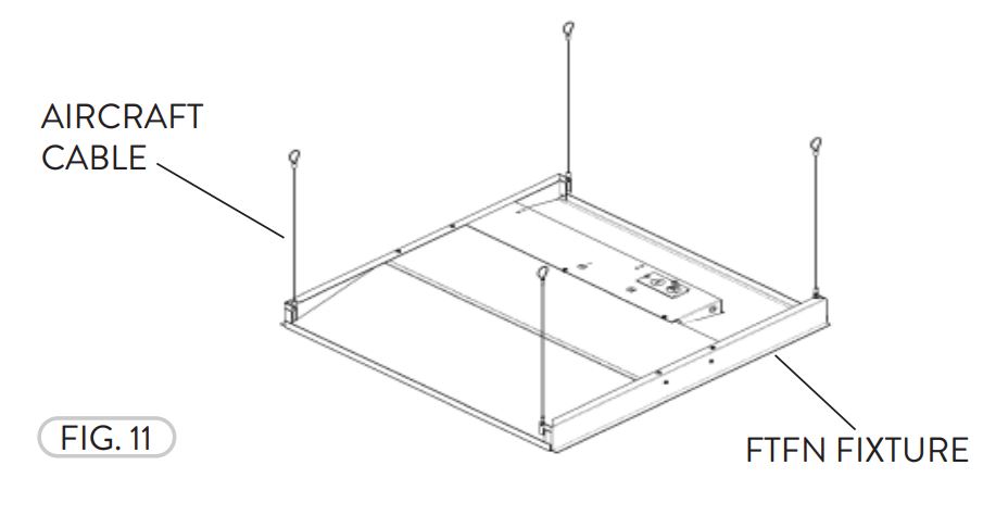 PacLights FTFN - 22D35 Center Basket LED Troffer - Figure 11
