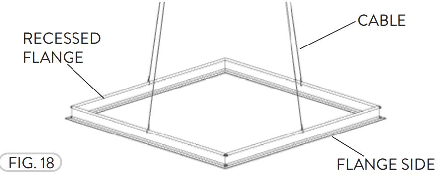 PacLights FTFN - 22D35 Center Basket LED Troffer - Figure 18