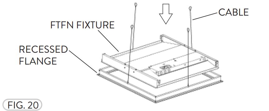 PacLights FTFN - 22D35 Center Basket LED Troffer - Figure 20