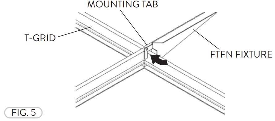 PacLights FTFN - 22D35 Center Basket LED Troffer - Figure 5