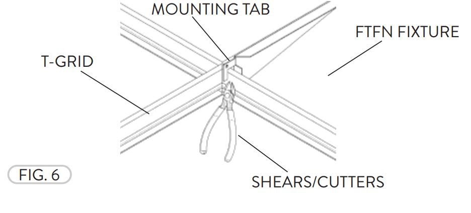 PacLights FTFN - 22D35 Center Basket LED Troffer - Figure 6