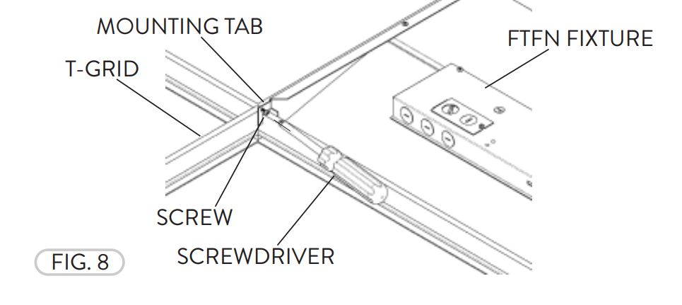 PacLights FTFN - 22D35 Center Basket LED Troffer - Figure 8