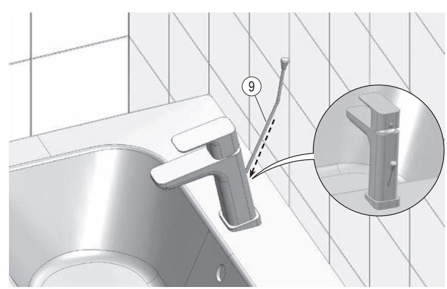 RAVAK 10 Free TD F 013.20 Washbasin Tap with Pop Up Waste Click Clack User Guide - How to use