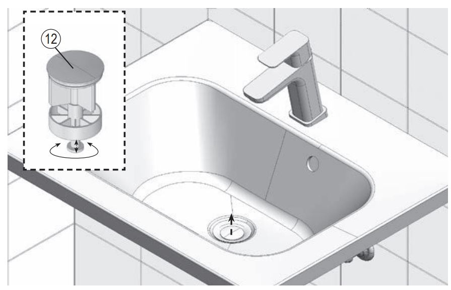 RAVAK 10 Free TD F 013.20 Washbasin Tap with Pop Up Waste Click Clack User Guide - How to use