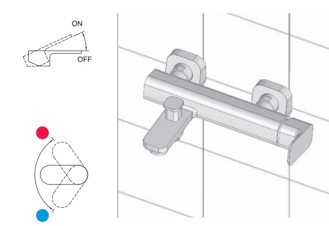 RAVAK 10 Free TD F 022.20 Wall Mounted Bath Water Tap User Guide - How to use