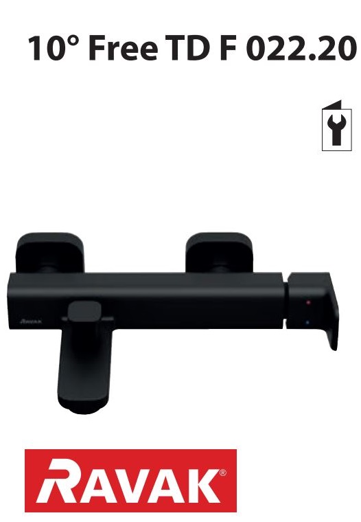 RAVAK 10 Free TD F 022.20 Wall Mounted Bath Water Tap User Guide